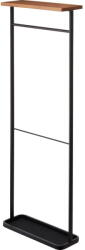 YAMAZAKI Tower fekete fém állvány fa polccal - Yamazaki