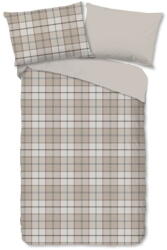 Good Morning Világosbarna egyszemélyes flanel ágyneműhuzat 140x200 cm Bernardus - Good Morning