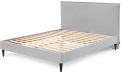 Bobochic Világosszürke kárpitozott franciaágy ágyráccsal 180x200 cm Sary - Bobochic Paris - bonami - 211 990 Ft