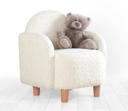 Hanah Home Fehér buklé gyerek fotel Moylo - Artie