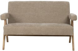 Ixia Bézs zsenília kanapé 134 cm Rest - Ixia