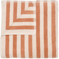 blomus Narancssárga-bézs frottír bio pamut fürdőlepedő 70x140 cm Arto - Blomus
