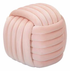 Mauro Ferretti Világos rózsaszín bársony puff Softy - Mauro Ferretti