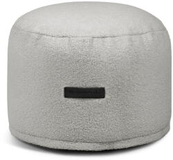 SLOWDOWN Világosszürke buklé babzsákfotel Mini - SLOWDOWN