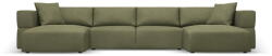 Milo Casa Világoszöld sarokkanapé ("U" alakú) Esther - Milo Casa