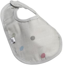 Kindsgut Dots szürke muszlin előke - Kindsgut