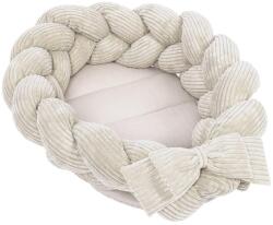 MeowBaby Bézs babafészek 47x70 cm - Meowbaby