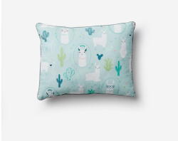 Pinio Llamas kék gyerekpárna, 40 x 55 cm - Pinio