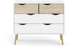 Tvilum Oslo fehér komód, 99 x 82 cm - Tvilum - bonami - 69 000 Ft