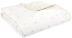 Bianca Fehér-bézs pamut steppelt gyerek ágytakaró 135x190 cm Mini Star & Stripes - Bianca