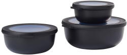 Mepal Élelmiszertartó doboz szett 3 db-os Nordic black - Mepal - bonami - 10 870 Ft