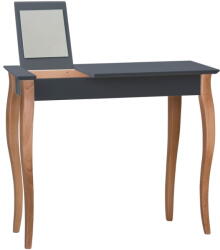 Ragaba Dressing Table grafitszürke fésülködőasztal tükörrel, hosszúság 105 cm - Ragaba