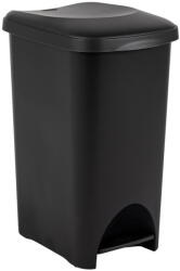 Addis Fekete műanyag pedálos szemetes 40 l - Addis
