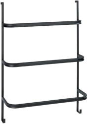 WENKO Towel Holder Black fekete törölközőtartó, 21 x 54 cm - Wenko