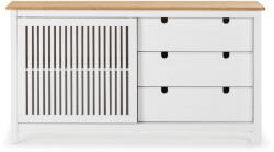 Marckeric Bruna fehér fa komód - Marckeric