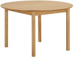 House Nordic Kerek bővíthető étkezőasztal hosszabbító asztallappal tölgyfa dekorral ø 120 cm Bundaberg - House Nordic
