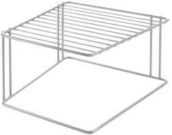 Metaltex Ezüstszínű acél kiegészítő polc 25x25 cm Boxe - Metaltex