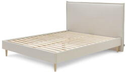 Bobochic Bézs kárpitozott franciaágy ágyráccsal 180x200 cm Sary - Bobochic Paris - bonami - 224 700 Ft