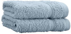 Catherine Lansfield Kék frottír pamut törölköző szett 2 db-os 30x30 cm Zero Twist - Catherine Lansfield