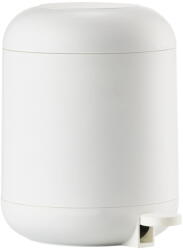 ZONE Fehér műanyag pedálos szemetes 4 l Sensu - Zone