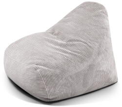 SLOWDOWN Világosszürke kordbársony babzsákfotel Snug 100 - SLOWDOWN