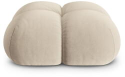 Cosmopolitan Design Bézs bársony lábtartó Loretto - Cosmopolitan Design