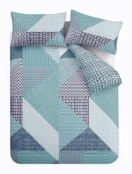 Catherine Lansfield Kékeszöld egyszemélyes ágyneműhuzat 135x200 cm Larsson Geo - Catherine Lansfield
