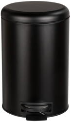 WENKO Leman Easy Close fekete szemetes, 20 l - Wenko