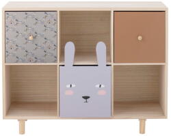 Bloomingville Mini Natúr színű paulownia gyerek könyvespolc 55x89, 5 cm Calle - Bloomingville Mini