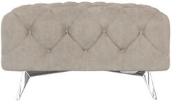 Ropez Szürkésbézs bársony lábtartó Chelsea - Ropez