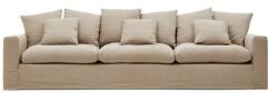 Kave Home Bézs len kanapé 340 cm Nora - Kave Home