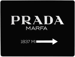 Little Nice Things Prada fekete íróasztal alátét, 55 x 35 cm - Little Nice Things