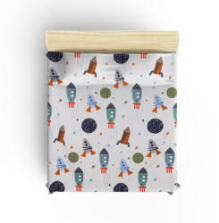 Mijolnir Fehér pamut gyerek ágytakaró 140x200 cm Spacex - Mijolnir