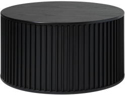 Unique Furniture Fekete kerek dohányzóasztal ø 85 cm Siena - Unique Furniture