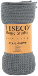Tiseco Home Studio Mini Waffle szürke pléd, 130 x 170 cm - Tiseco Home Studio
