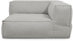 SLOWDOWN Világosszürke buklé babzsákfotel Mass Corner 150 Right - SLOWDOWN