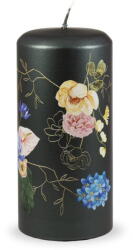 Unipar Flower Paradise sötétzöld gyertya, égési idő 73 óra - Unipar