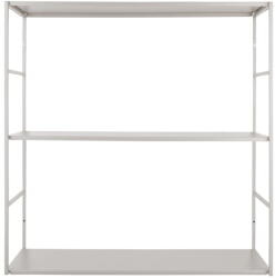 PT LIVING Level szürke fém polcos állvány, 60 x 60 cm - PT LIVING