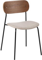 Ixia Regal Barna-krémszínű étkezőszék szett 4 db-os Moe - Ixia