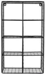 PT LIVING Fekete többszintes acél fali polc 30 cm Reja - PT LIVING