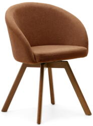 Kave Home Barna kárpitozott étkezőfotel Marvin - Kave Home