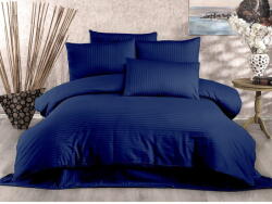 Mijolnir Sötétkék egyszemélyes pamut-szatén ágyneműhuzat 140x200 cm Lilyum - Mijolnir