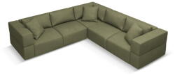 Milo Casa Világoszöld sarokkanapé (variálható) Esther - Milo Casa