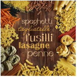 Styler Üveg kép 30x30 cm Pasta - Styler