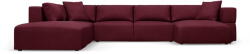 Milo Casa Borvörös sarokkanapé (bal oldali-"U" alakú) Esther - Milo Casa