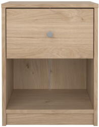 Tvilum Természetes színű éjjeliszekrény tölgyfa dekorral May - Tvilum