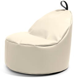 So Soft? Bézs bőrutánzat babzsákfotel Round XL - So Soft?
