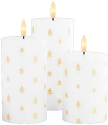 Sirius LED gyertya szett 3 db-os (magasság 15 cm) Sille - Sirius