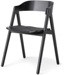 Hammel Furniture Mette fekete bükkfa étkezőszék fekete rattan ülőfelülettel - Findahl by Hammel