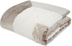 Catherine Lansfield Bársony steppelt ágytakaró 220x230 cm Lattice Cut - Catherine Lansfield